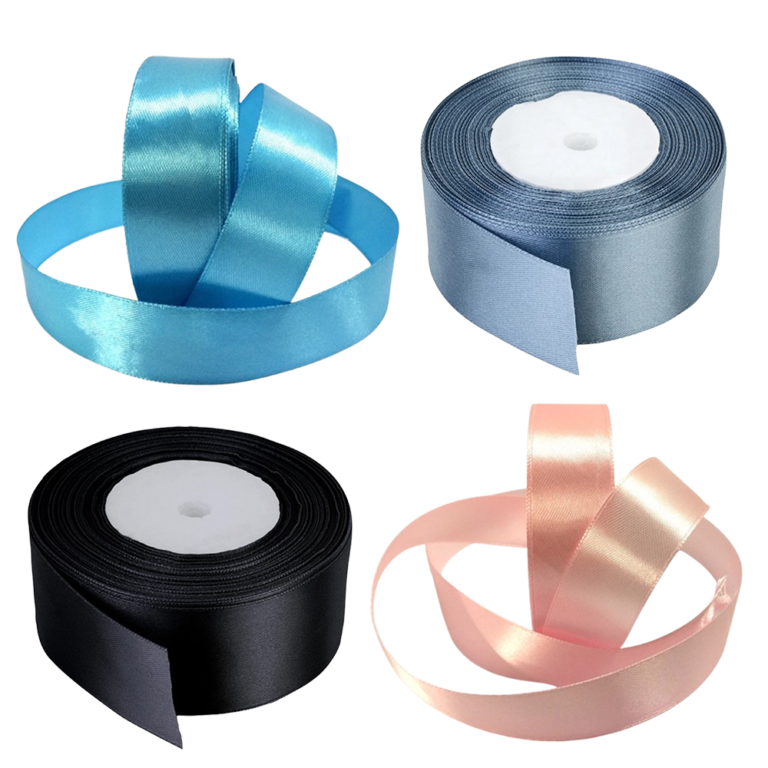 Single Side Satin Ribbon – Premium Quality for Craft & Celebrations 1 ...