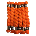 Premium Cotton Embroidery Thread Skeins – 15 Meters Each Orange